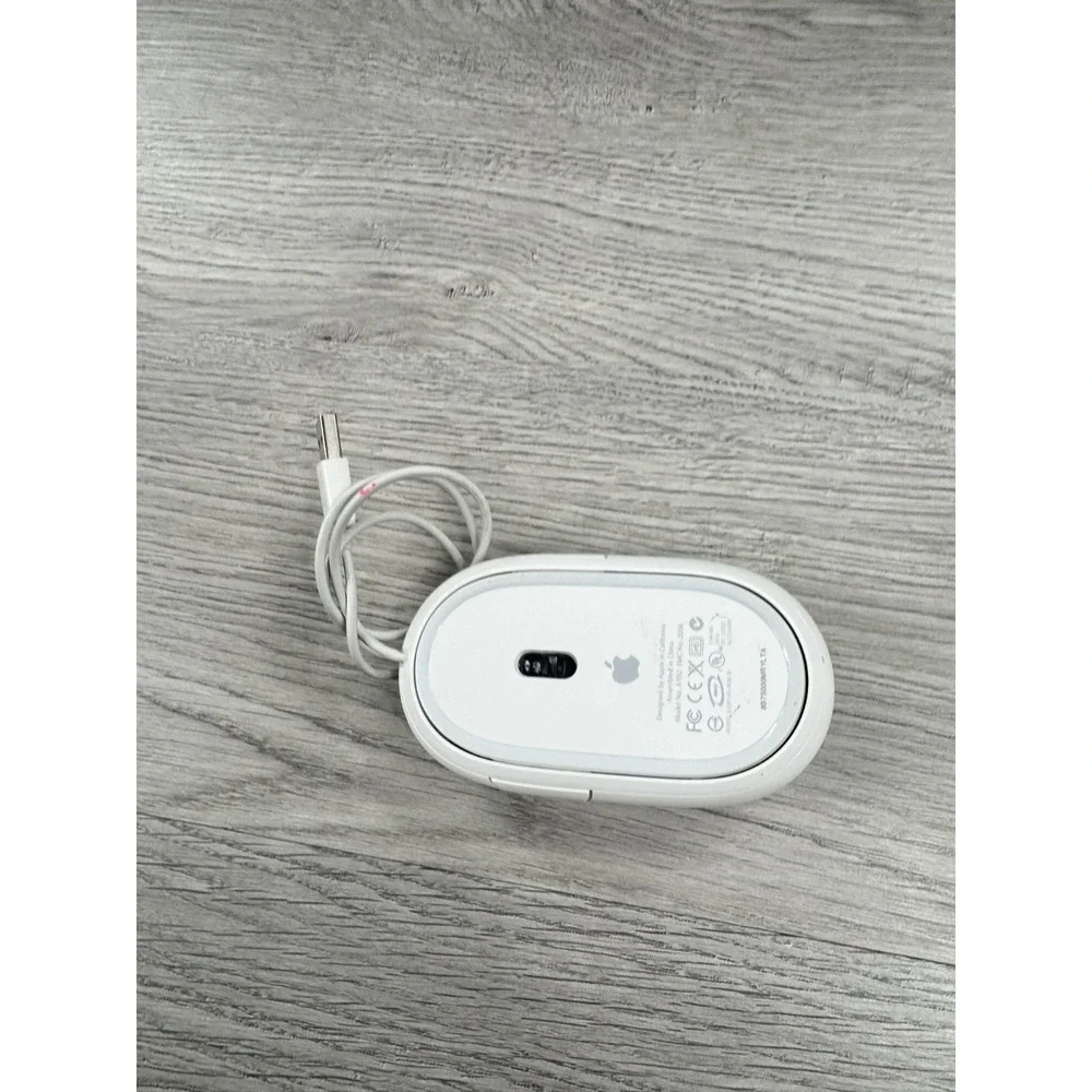 Original Apple Mighty Mouse A1152 EMC No:2058 USB white mouse